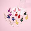 French Light Luxury Irregular Multi-layer Fringed Long Geometric Earrings, Imitation Pearl Fashion Versatile Oil Drop Earrings