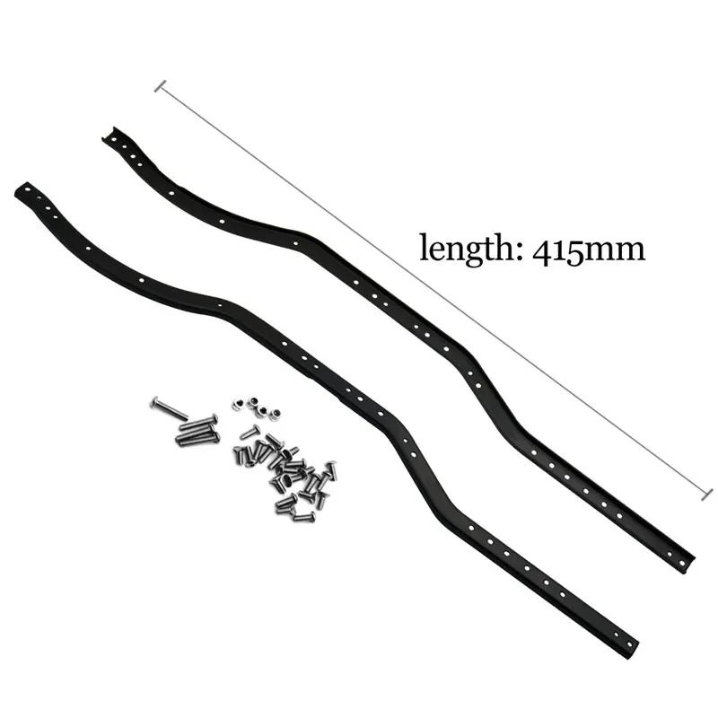 AXSPEED Stainless Steel Girder Side Frame Chassis for 1/10 RC Crawler Car Axial SCX10 90046 90047 Upgrade Parts