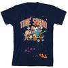 Space Jam A New Legacy Big Boy's Glow In the Dark Ink Blue T-Shirt - NWT
