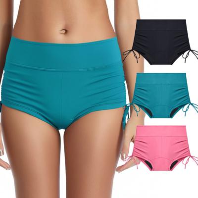Badebekleidung, auslaufsichere Menstruations-Bikinihose, saugfähige Hose, hohe Taille, Badehose für Teenager und Frauen