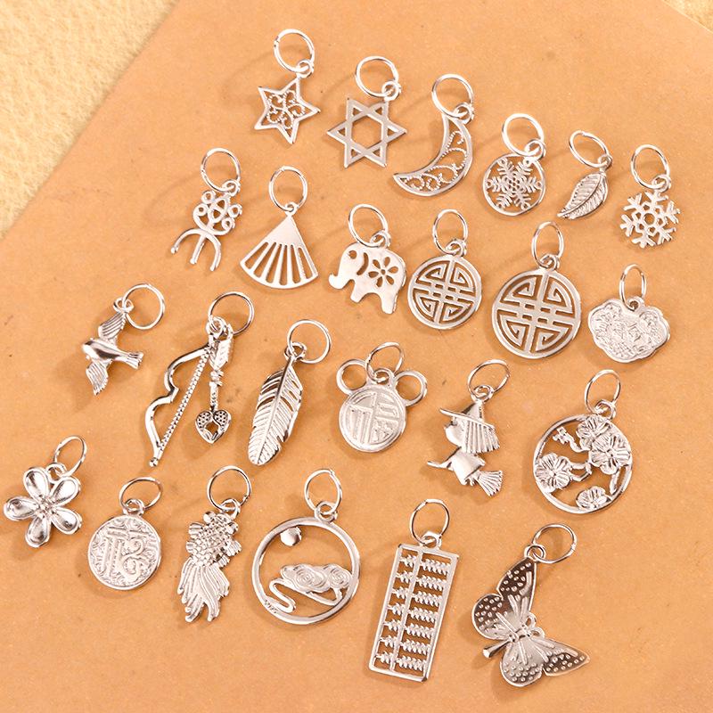 S925 Sterling Silver DIY Bracelet with Assorted Pendants