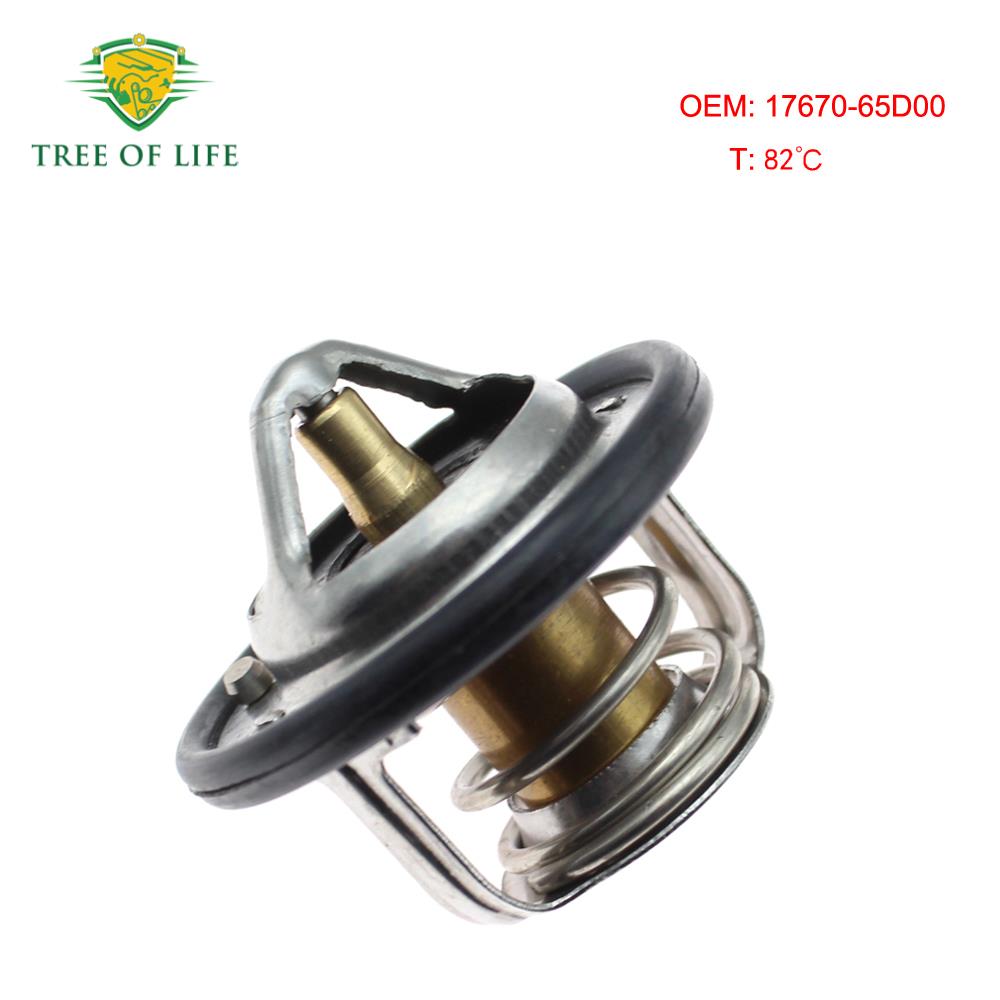 17670-65D00 For Suzuki Jimny Grand Vitara SX4 WagonR Coolant Engine Thermostat 82C 1767065D00 17670-77E00 17670-65D00