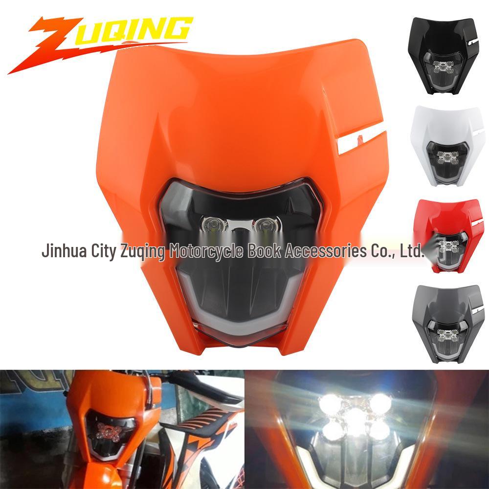 KTM Off-Road Motorcycle LED Headlight Assembly with 5 LEDs for Night Riding