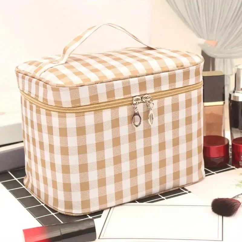 Travel Makeup Bag Waterproof Portable Women's Cosmetic Bag Large Capacity Toilet Storage Cosmetic Box Zipper Washing Beauty Bag