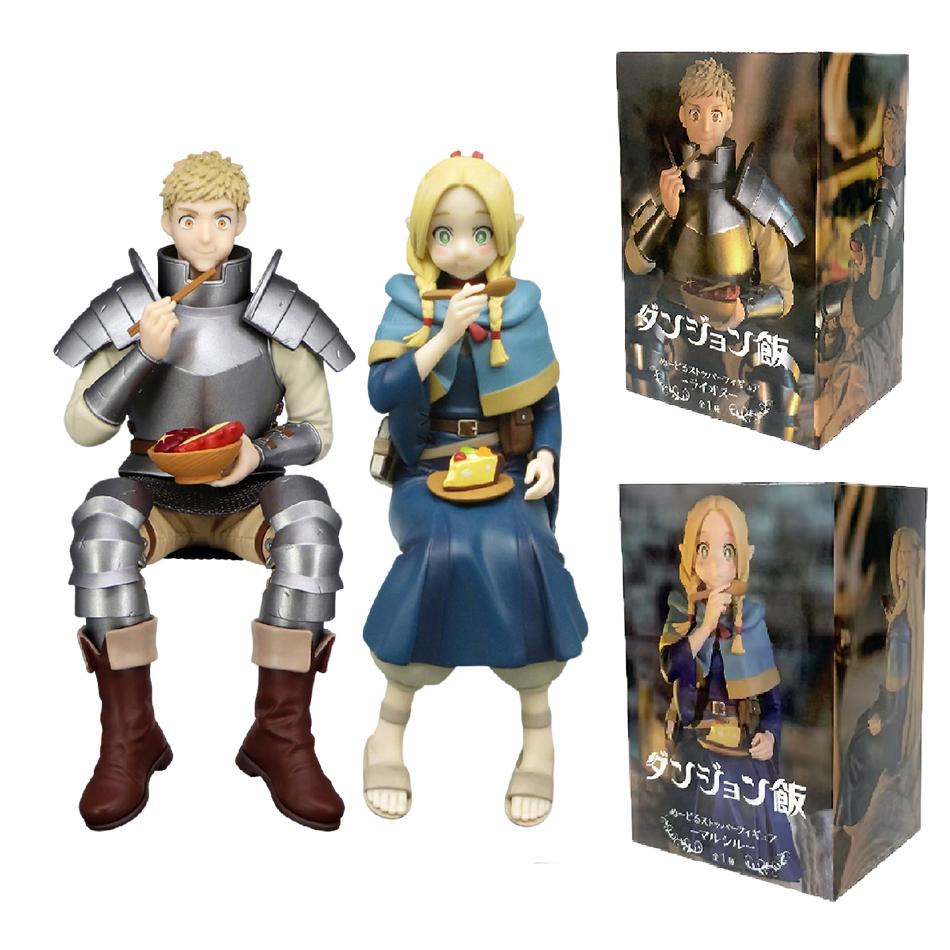 14cm Good Smile Delicious In Dungeon GSC Meshi Marcille Laios Raiosu Anime Figure Noodle Stopper Model Toy Gift