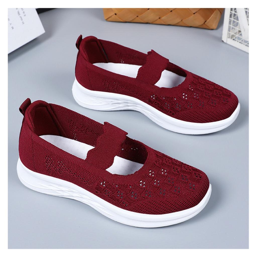 Dam Sommarnya Flätade Ihåliga Nät Skor, Tygskor, Mode Skor