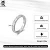 ORSA JEWELS Hammered Texture 925 Sterling Silver Eternity Ring Various Size Selection Unisex Style Casual Wearing Jewelry APR34