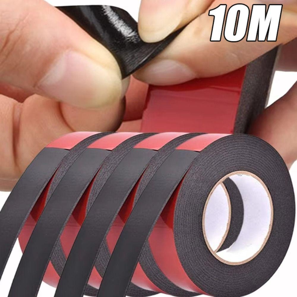 1 Rolls 10m Double Sided Tape High Viscosity Adhesive Tapes For DIY Power Strips Photo Frames Wall Stickers Car Fixing Pads Tool
