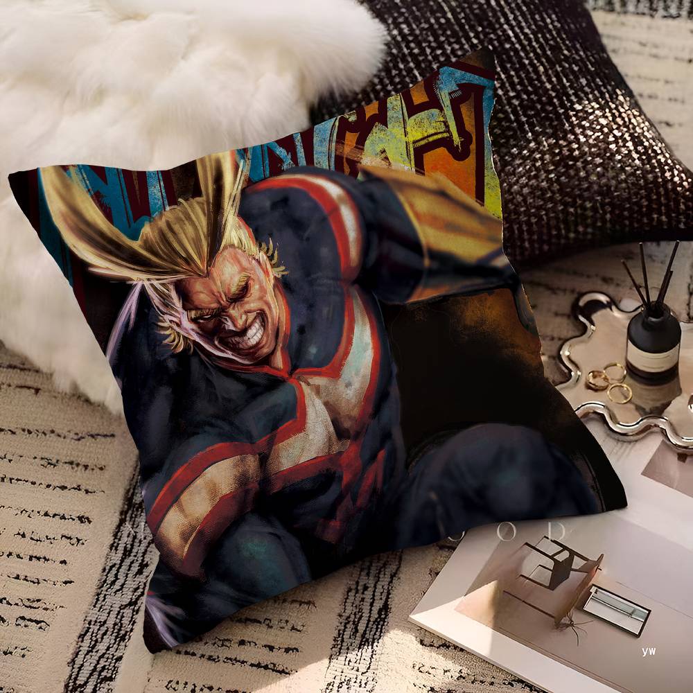 All Might My Hero Academia 45*45cm Cushion Cover Pillow Cover Decor Pillowcase Home Pillowcase For Couch Pillow