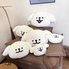 Cute Maltese Smiling And Laughing Expressions Plush Doll Pillows Cushion For Living Room Decor And Gifts
