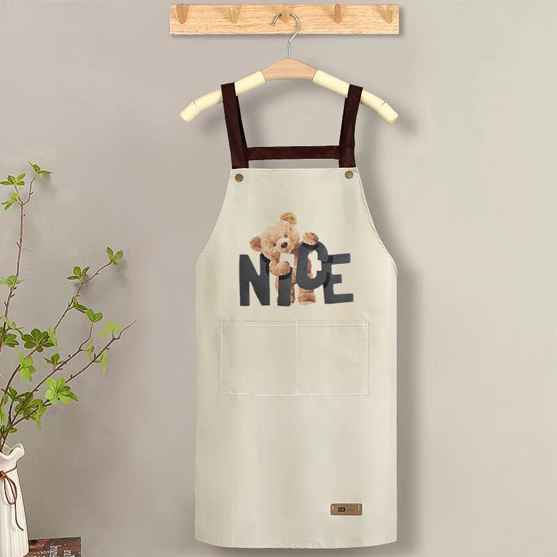 NICE Bear Women s Princess Apron with Hand-Wiping Towel