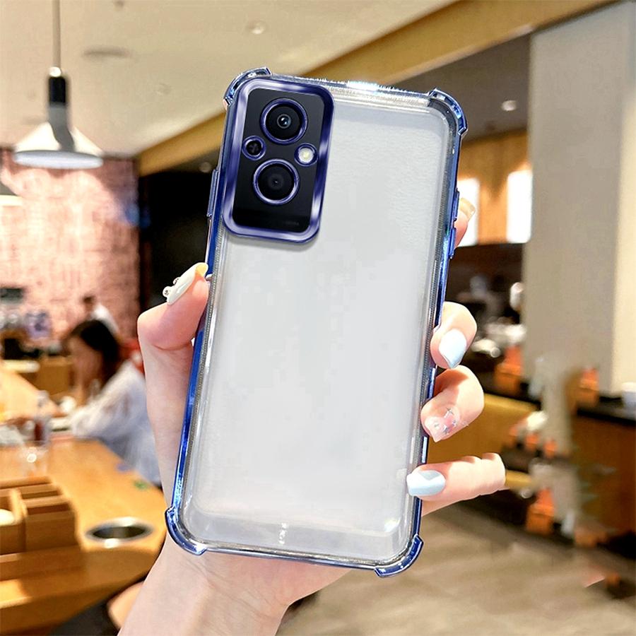 Airbag Shookproof Lens Case For OnePlus 11 12 12R 13 13R Nord CE 4 5 Lite 5G N20 Plating Silicone Back Clear Cover