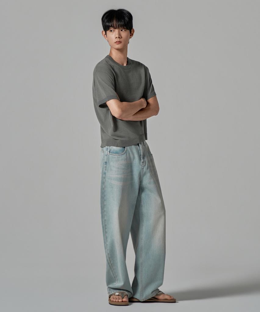 WAAR M280 Linen-Like Denim Pants (3 Colors)