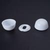 6PCS Bathroom Screw Covers Plastic Rustproof Caps Strong Elegant Finish for Toilet Sink Cabinet & Household Fixtures
