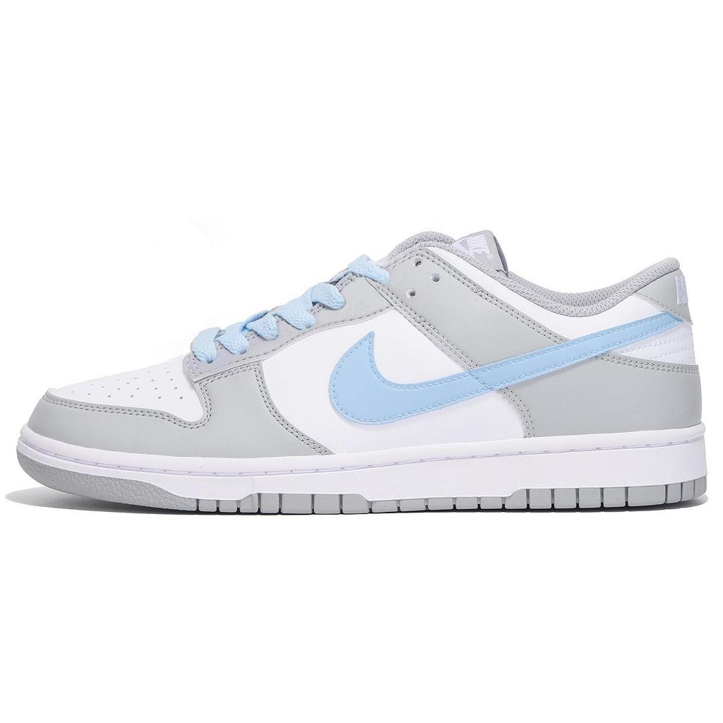 Nike Dunk Low top Skateboard Shoes Unisex White Blue HF5441-105(Team-)