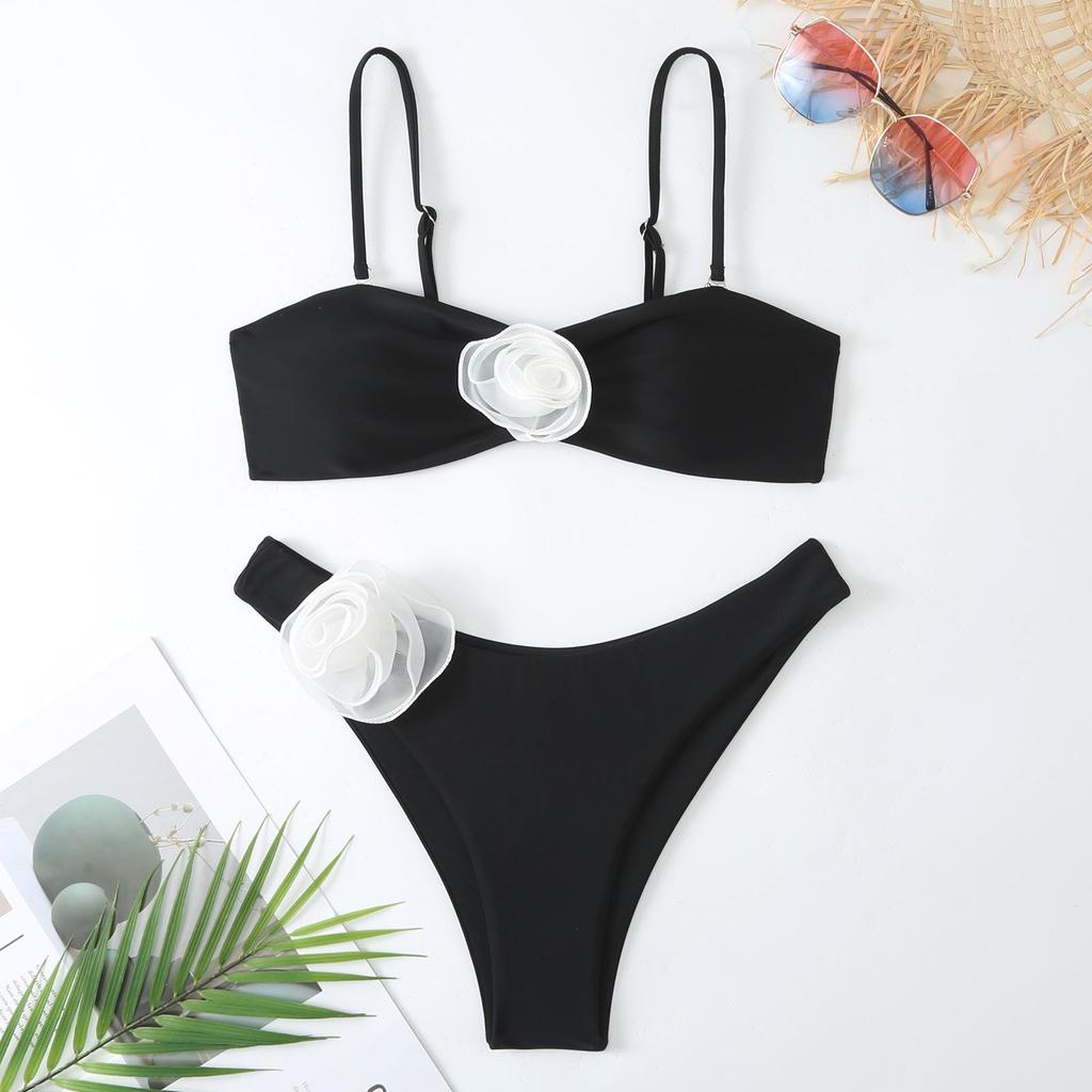2024 European & American One-Piece Skirted Swimsuit: Flounce Tummy Control, Slimming & Sexy Wrap for Women
