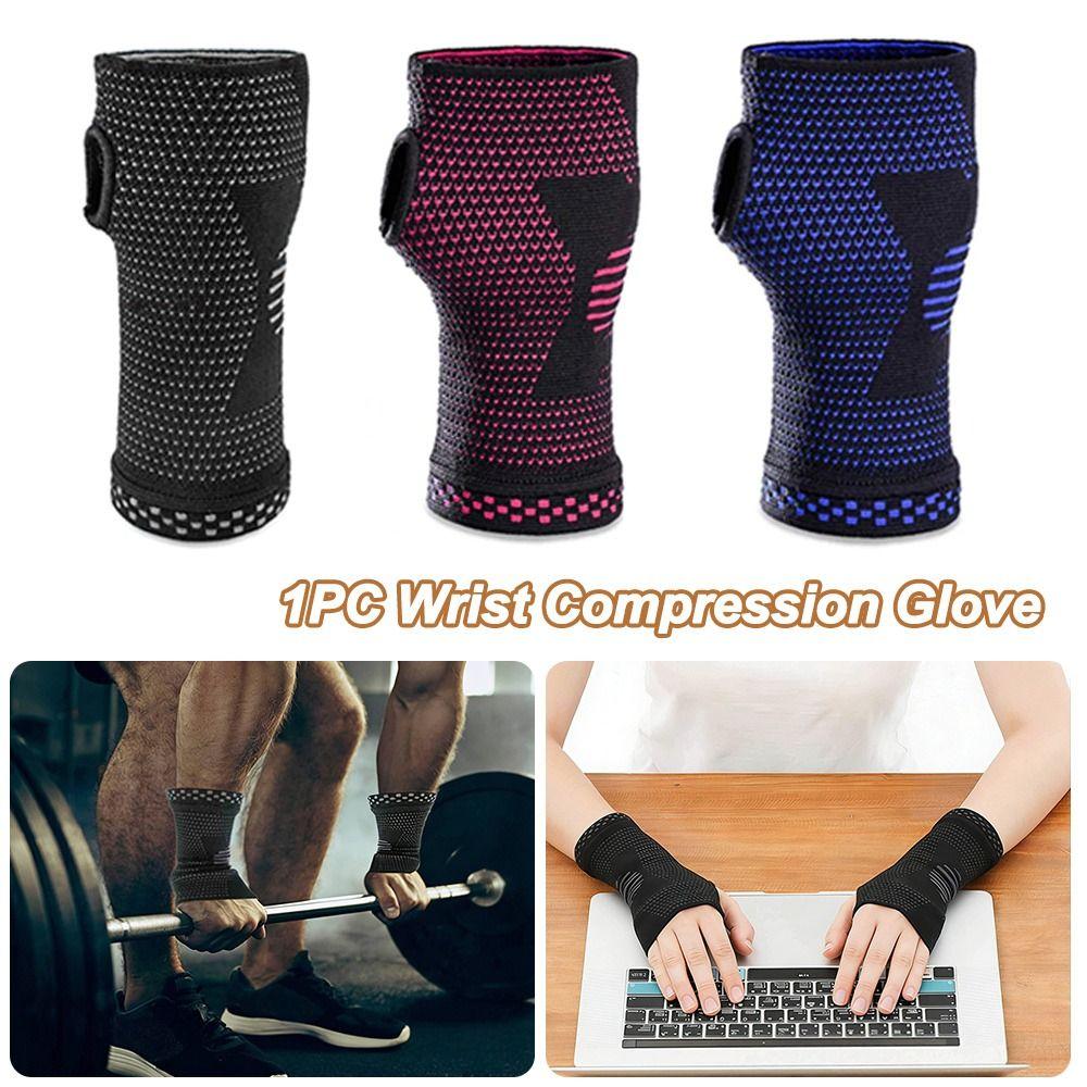 Elastic Wrist Compression Glove Sports Wristband  Relieving Carpal Tunnel Syndrome and Wrist Pain