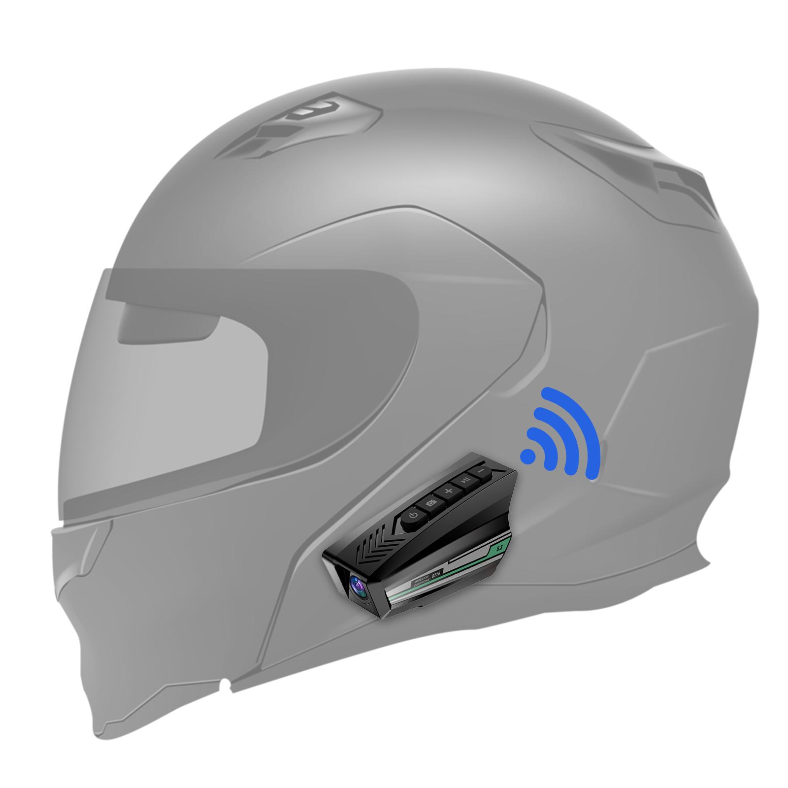 

Motorcycle Helmet BT Headset Waterproof Helmet Video Recorder Motorcycle Headphones for Motorcycles Skiing and Cycling China Mainland