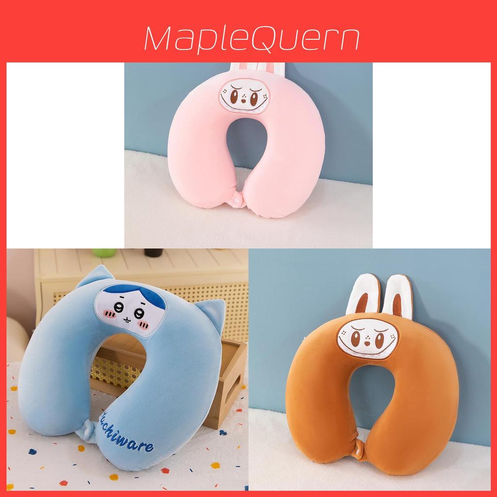 Cartoon U Shaped Neck Pillow Memory Foam Travel Cushion For Car Plane Commuting