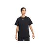 Printed Loose Fit Crew Neck Short Sleeve T-Shirt Women Tops Black HQ1697-010