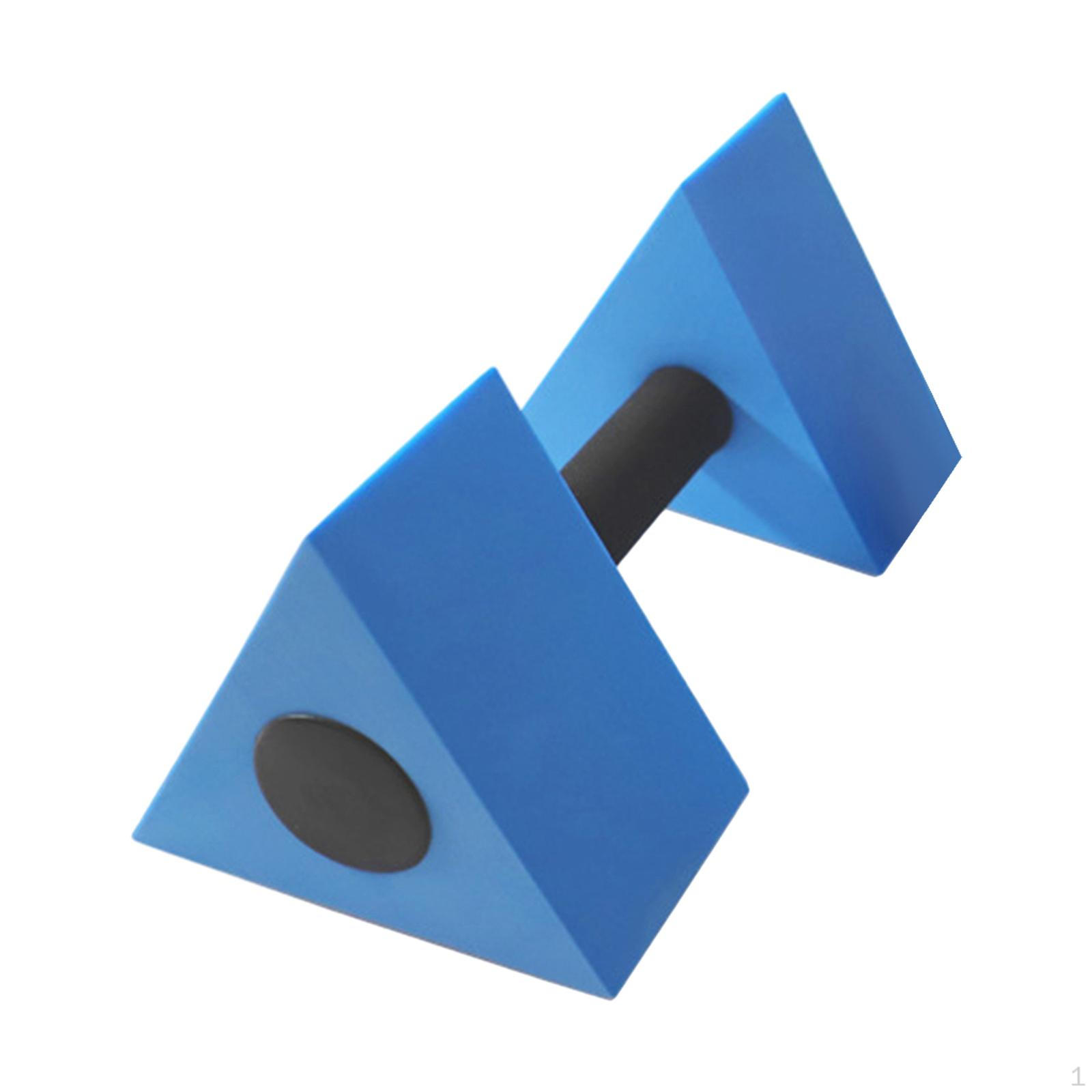 AquaFit Triangle Water Dumbbells - High Buoyancy Exercise Bar for Pool Workouts синий
