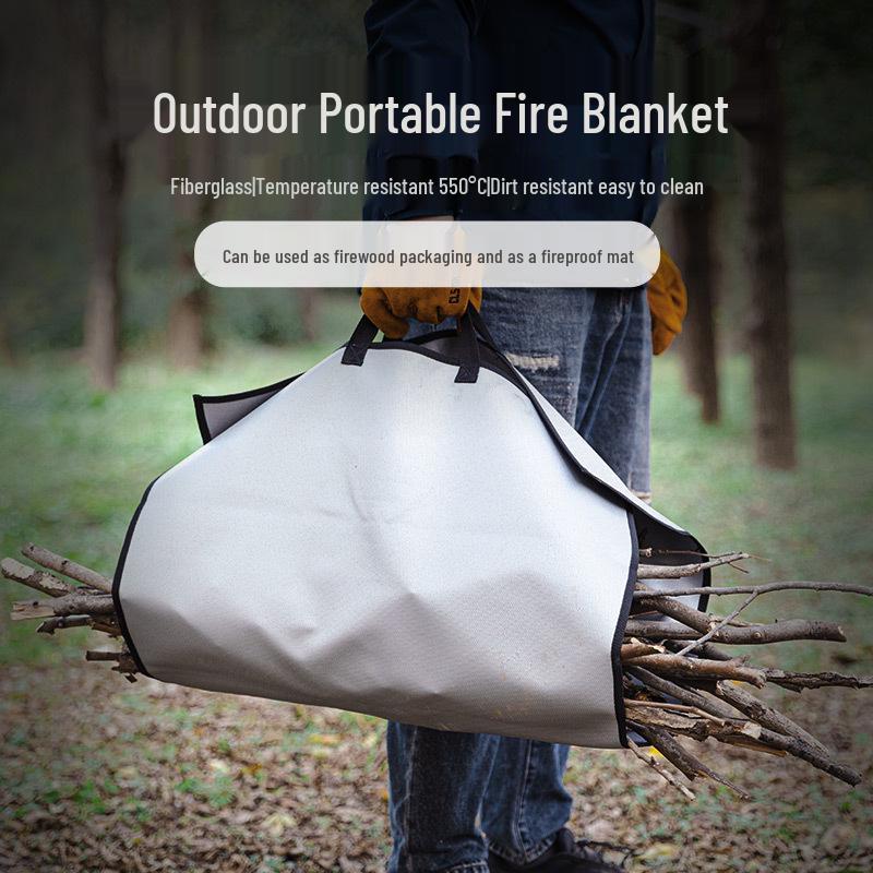 Heat-Resistant Waterproof Camping Mat - Flame Retardant & Stain-Proof Silicone BBQ Mat