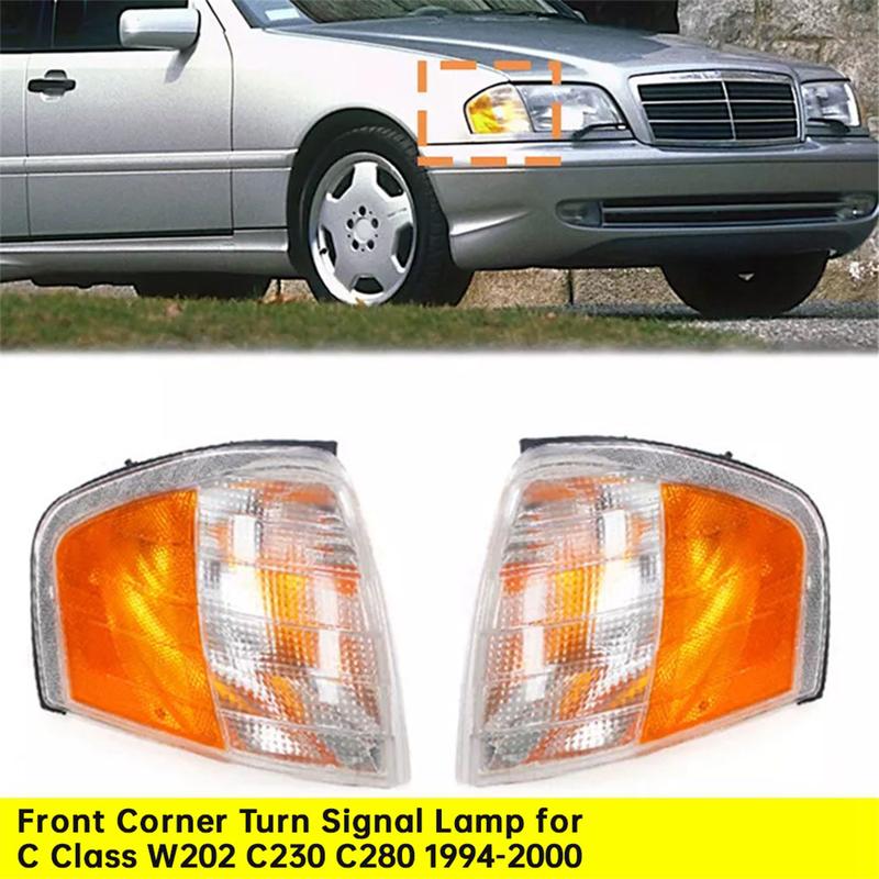 1 Paar Front-Eckleuchte Blinkleuchte für Mercedes Benz C-Klasse W202 C230 C280 1994-2000 A2028261143 A2028261243