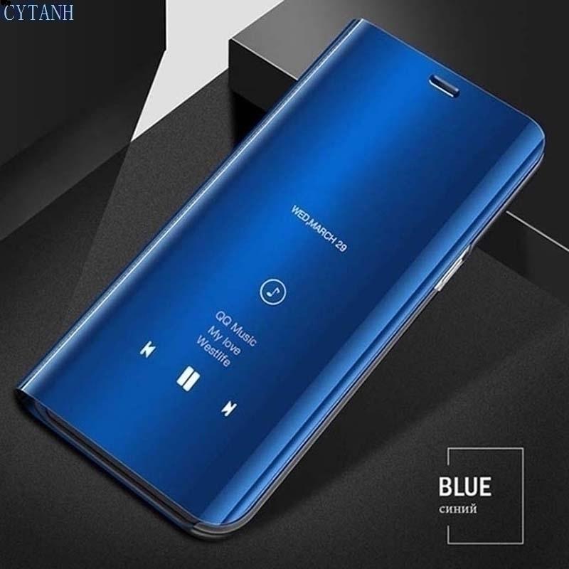 Skinlee For Xiaomi Redmi 15C 14C 13C 12C Case Mirror View Smart Flip Shockproof For Redmi Note 15 14 13 12 10 Pro Plus 5G Cover