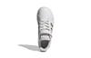 adidas Neo GRAND COURT Synthetic Leather Abrasion Resistant Low Top Kids' Skateboarding Shoes White Leopard Print FZ3516