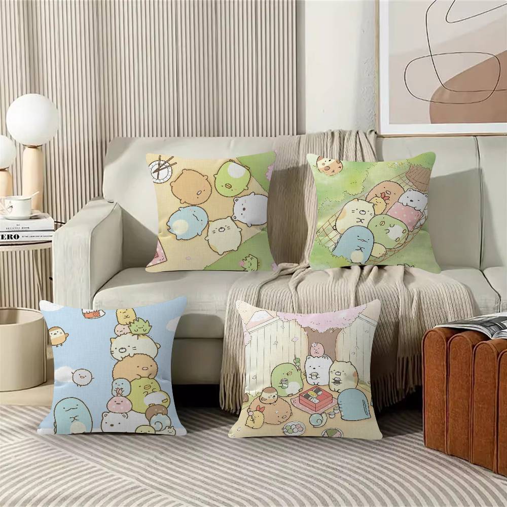 Cartoon Sumikko Gurashi Cool Cushion Cover x Polyester Sofa Cushions Decorative Throw Pillows Home Decoration Pillowcover
