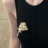 Cheongsam Accessories Matter Rose Brooches Collar Pin Banquet Clothes Pin  Decoration