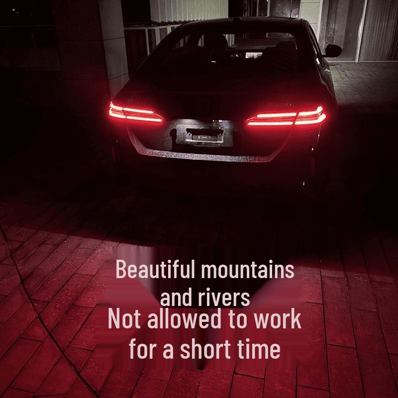 BMW License Plate Projection Lights: Compatible with 1, 3, 4, 5 Series, X1, iX3, X5, M3, M4 - Welcome Atmosphere Upgrade.