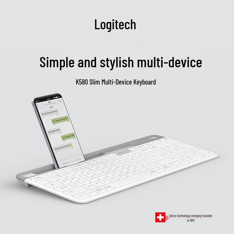 Logitech K580 Wireless Bluetooth Slim Keyboard