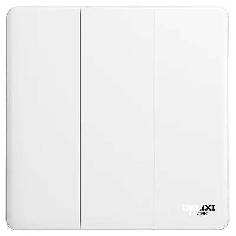 DELIXI 86-Type Ultra-Thin Panel Switch 220V