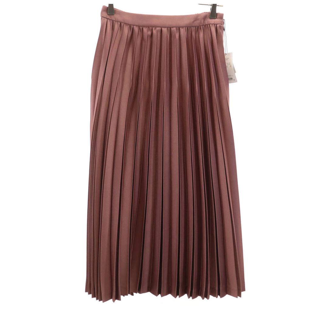 unused ROSSO Long length Pleated skirt 38 Pink Urban research Women Used