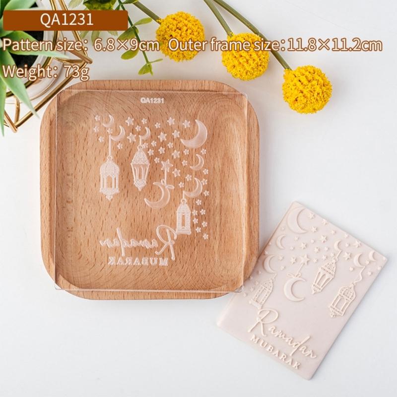 Plastic Biscuit Molds Cookie Stamp Tower Moon Pattern Cookie Cutter DIY Fondants Cake Molds Kitchen Pastries Bakewares