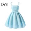 Mädchen Sommerkleid A-Linie Spaghettiträger Festlich Ärmellos Mode Outfit Midi Party Prinzessin für 8-14 Jahre Niedlich Und Süß