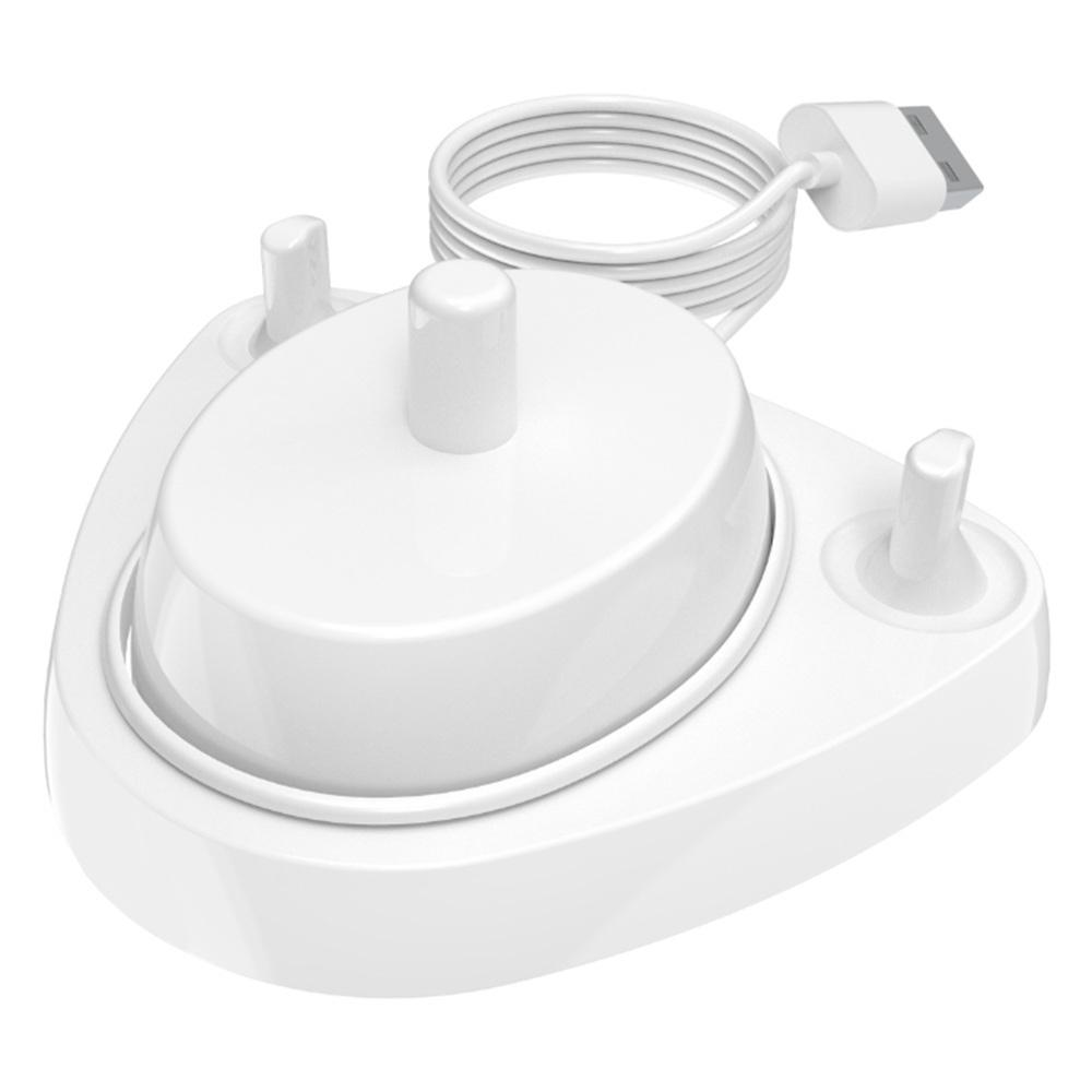 

2in1 Waterproof Inductive Replacement Charger Base and Brush Heads Holder Set, Compatible with Oral B Series Electric Toothbrush