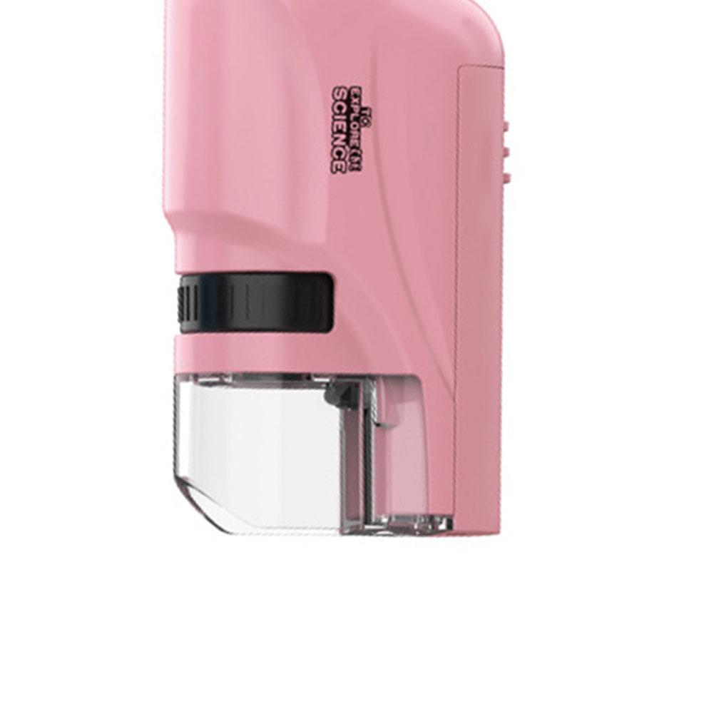 60x-120x Tragbares Mikroskop mit LED-Licht Handmikroskop Little Scientist Mikroskop Wissenschaftliches Spielzeug für Kinder