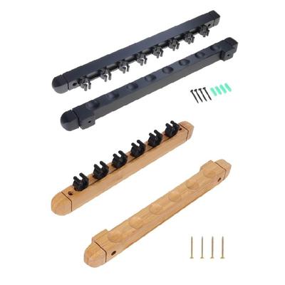 Multifunktionales 8-Loch Billard Queue Ständer Haltbarkeit Naturholz Tischplatten Ständer für Billard Enthusiasten