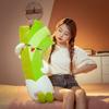 Toy Plush Leek Pillow Funny Expression Room Decoration Ornament Children Gift