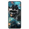 For Honor Magic 7 Case 7Pro Painted Cat Colorful Soft Edge Silicone Black Bumper For Honor Magic7 Pro Back Cover Magic7 5G Para