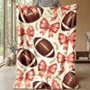 Football Fusion Art 1 Theme blanket Lightweight Warm Flannel Blanket Decorative Throw Blanket for Home Decoration