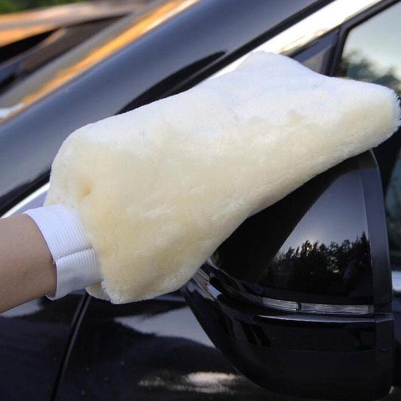 Microfiber Plush Mitt Car Wash Mitten Washing Glove Cleaning Brush Tools