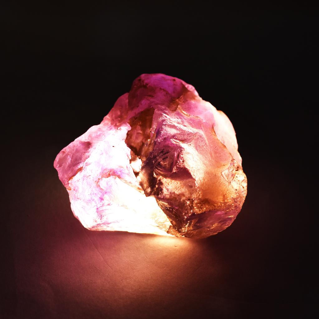 Natural Amethyst Loose Gemstone 288.45 ct Rough Uncut Multi-Color for Lapidary and Gem Collections