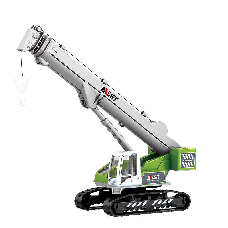 Children's Alloy Construction Vehicle Set - Dump Truck, Mixer, Tanker, Bulldozer, Crane, Excavator