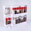 1 Pcs Household Kitchen Pull-out Rotating Seasoning Bottle Rack Kitchen Plastic Storage Rack