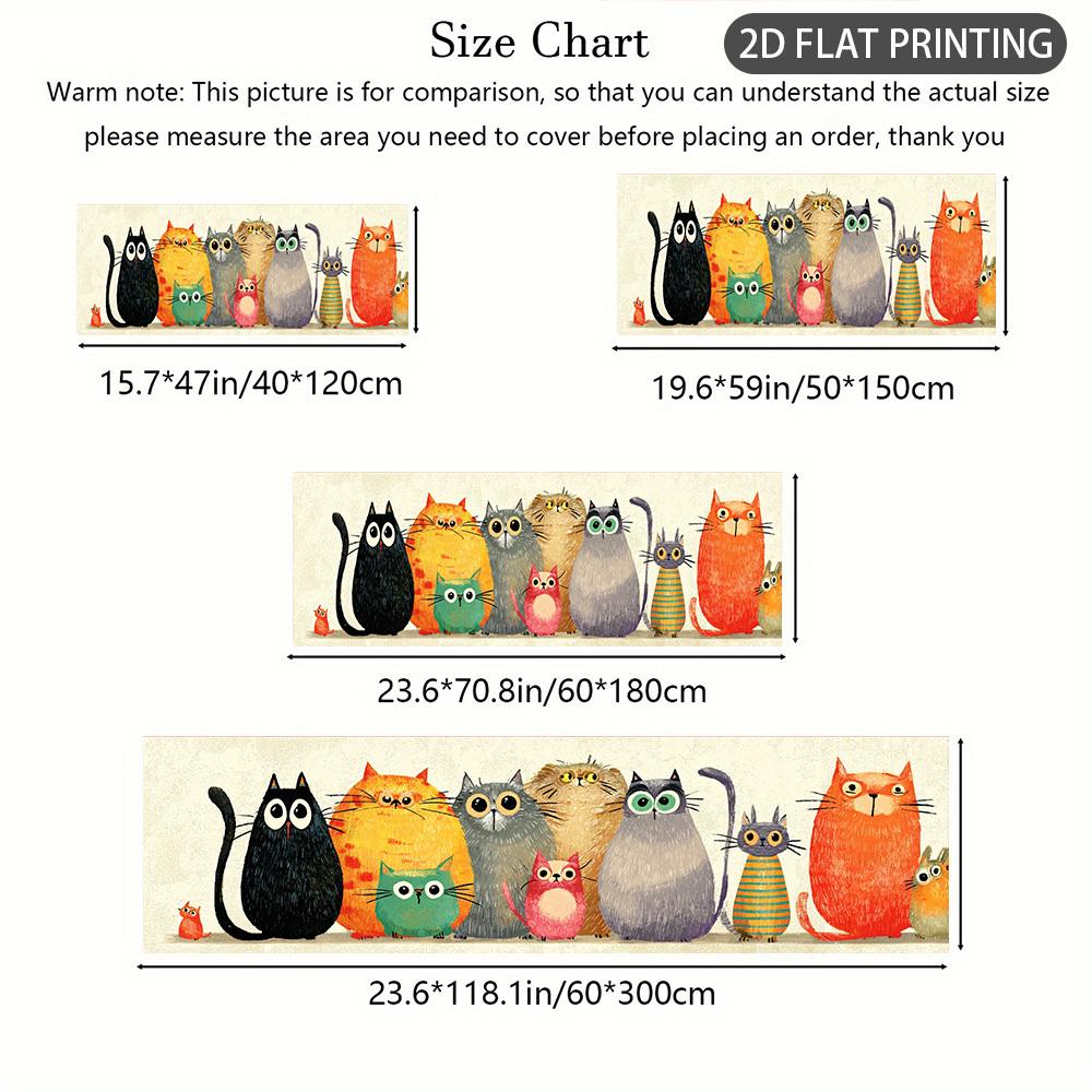 1Pcs Modern Minimalist Non-Slip Washable Area Rug Runner for Entryway, Living Room, Bedroom & Patio