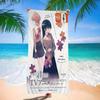 Anime Bloom Into You Big Microfiber Beach Towels Quick Dry Towel Sand Beach Towels Pool Towel for Travel Swim Pool Yoga