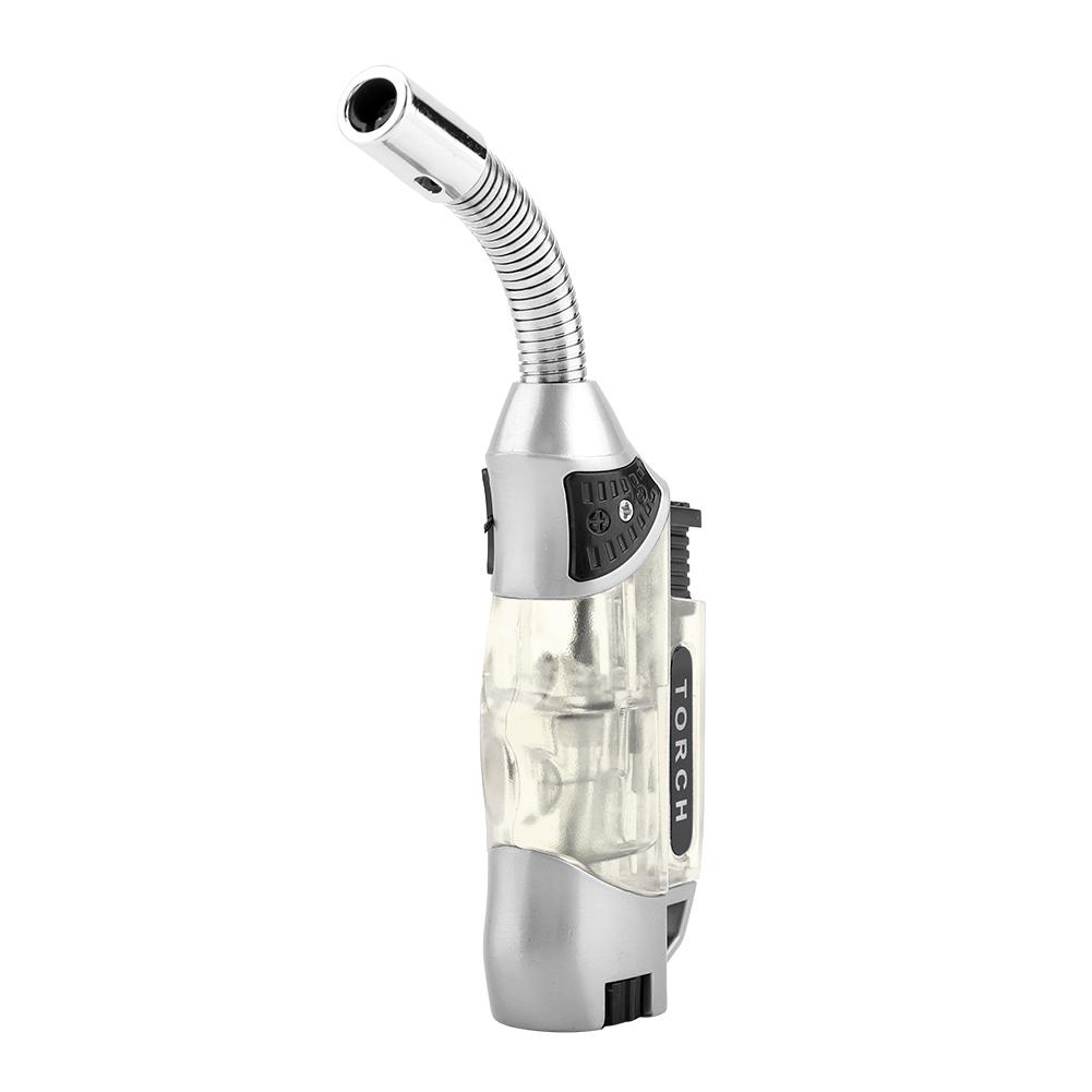 Electric Windproof Gas Lighter BBQ Stove Cooker Igniter (Transparent)